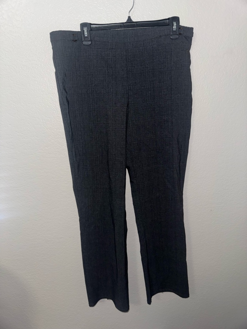 89th & Madison Charcoal Gray Pull-On Straight Leg Pants - Picture 2 of 3